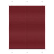 Plisuota žaliuze Bordo raudona 110x150 cm Audinio plotis