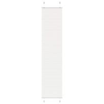 Plisuota žaliuze balta 40x200 cm audinio plotis 39,4 cm