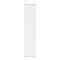 plisuota žaliuze balta 45x200 cm audinio plotis 44,4 cm
