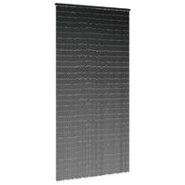 Vabzdžių durų užuolaidos, tamsiai pilkas, 100x220cm, bambukas