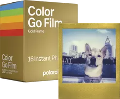 Polaroid Color film for Go - Gold Frame - Double Pack