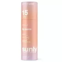 Attitude Lip Balm SPF 15 – mineralinis lūpų balzamas su kokoso aromatu, 8,5 g