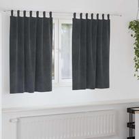 Užtemdymo užuolaidos 2 pcs Šviesiai pilka 140 x 140 cm Aksomas