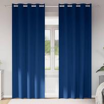 Užuolaidos su žiedais, blokuojančios šviesą 2 pcs