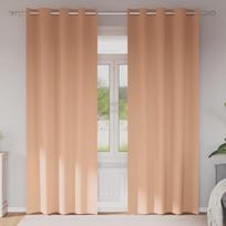 Užuolaidos su žiedais, blokuojančios šviesą 2 pcs