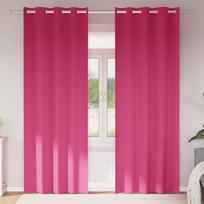 Užuolaidos su žiedais, blokuojančios šviesą 2 pcs