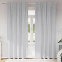 Užuolaidos su žiedais, blokuojančios šviesą 2 pcs