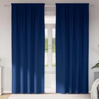 Užuolaidos su žiedais, blokuojančios šviesą 2 pcs