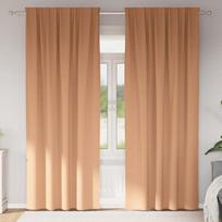 Užuolaidos su žiedais, blokuojančios šviesą 2 pcs