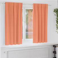 Užuolaidos su žiedais, blokuojančios šviesą 2 pcs Terakotos