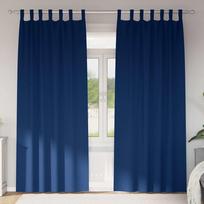 Užuolaidos su žiedais, blokuojančios šviesą 2 pcs