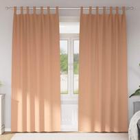 Užuolaidos su žiedais, blokuojančios šviesą 2 pcs