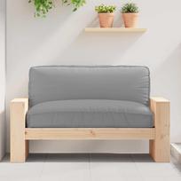 Pagalvėlė Pilka 120 x 80 x 12 cm Oksfordo audinys
