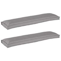 Pallet pagalvių rinkinys 2 pcs Pilka 150 x 40 x 8 cm