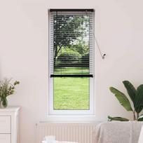 Venecijos žaliuzės Reguliuojamas Juoda 150 x 40 cm PVC