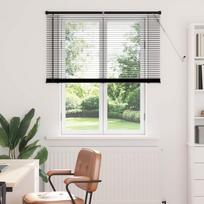 Venecijos žaliuzės Reguliuojamas Juoda 150 x 120 cm PVC