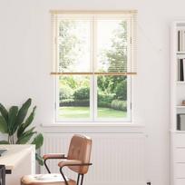Venecijos žaliuzės Šviesiai ruda su raštu 150 x 90 cm PVC