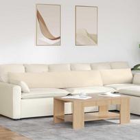 Sofa Pagalvės 2 pcs Smėlio 200 x 40 cm audinys