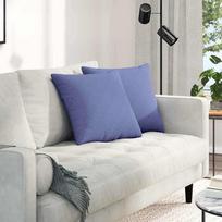 Sofa Pagalvės 2 pcs Džinsinės mėlynos 45 x 45 cm audinys