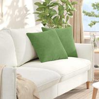 Sofa Pagalvės 2 pcs Šviesiai žalia 45 x 45 cm