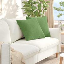 Sofa Pagalvės 2 pcs Šviesiai žalia 50 x 50 cm