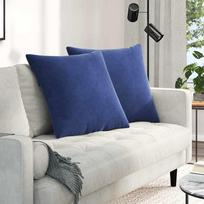 Sofa Pagalvės 2 pcs Policijos mėlyna 80 x 80 cm