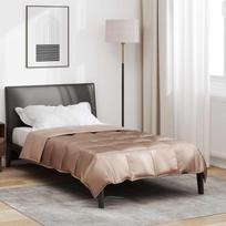 Vasaros antklodė Auksinė 200 x 155 cm Satin ir mikropluoštas