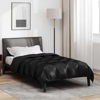 Žiemos antklodė Juoda 200 x 140 cm Satin ir mikropluoštas