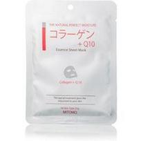 MITOMO - Essence Mask with Collagen and Q10 Lakštinės veido kaukės 26 g unisex