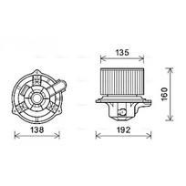Salono ventiliatorius AVA Clever Choice HY8553