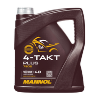 Motociklo variklio alyva MANNOL 4T PLUS 10W40 4L