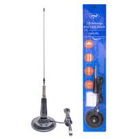 CB antena su LED apšvietimu ir magnetiniu pagrindu : 26–28 MHz : 500 W : aukštis 900 mm : LED20-BM