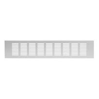 Aliuminio grotelės Europlast RA840S, 80 x 400 mm, sidabro