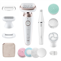 Braun Silk epil 9 Flex SkinSpa, baltas - Epiliatorius
