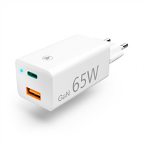 Hama Fast Charger, USB-A, USB-C, 65 W, baltas - Maitinimo adapteris