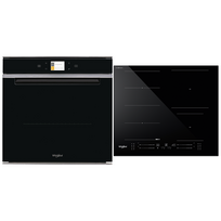 Whirlpool, 73 L, black - Orkaitė + indukcinė kaitlentė