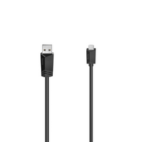 Hama Micro-USB Cable, 1,5 m, juodas - Laidas