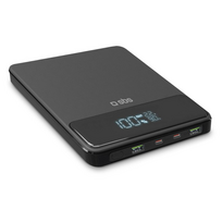 SBS Power Lite, 20000 mAh, LCD, juoda - Išorinė baterija