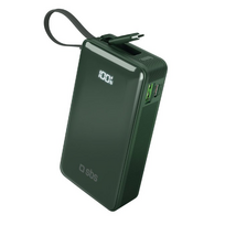 SBS LCD Power Bank, 10000 mAh, žalia - Išorinė baterija