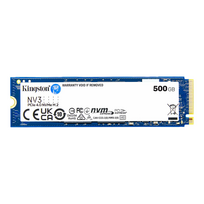 Kingston NV3, 500GB, M.2, PCIe 4.0, mėlynas - SSD diskas