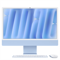 Kompiuteris  Apple iMac 24" (2024), M4 8C/8C, 16GB, 256GB, RUS, blue   Prekė–MWUF3RU/A