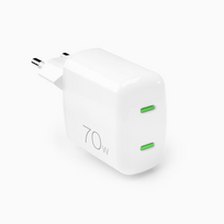 Puro MiniPro GaN Wall Charger, USB-C, 70W, baltas - Įkroviklis