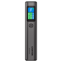Canyon OnPower 230, 20000 mAh, tamsiai pilka - Išorinė baterija