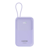 Canyon OnPower 101, 10 000 mAh, violetinė - Išorinė baterija