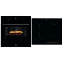 Electrolux, 65 L - Įmontuojama orkaitė + indukcinė kaitlentė