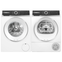 Bosch, Series 6, 10 kg + 9 kg - Skalbimo mašina + Džiovyklė