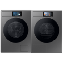 Samsung, 9 kg + 9 kg, tamsios sidabro spalvos - Skalbimo mašina su džiovykle