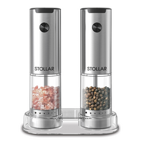 Stollar the Salt & Pepper, nerūdijančio plieno - Druskos ir pipirų malūnėliai