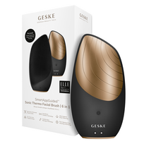 Geske Sonic Thermo Facial Brush | 6 in 1, pilkas - Veido odos priežiūros prietaisas
