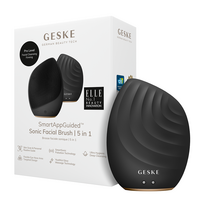 Geske Sonic Facial Brush | 5 in 1, pilkas - Veido odos priežiūros prietaisas